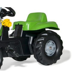 Rolly Kid X Tractor with Loader and Trailer Green