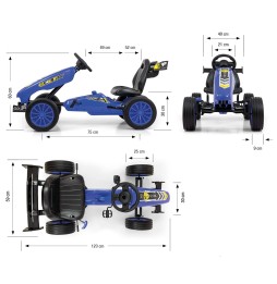 Gokart pe pedale Rocket Navy