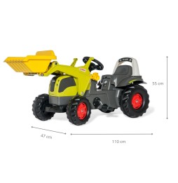 Rolly Kid Claas Elioz Tractor with Loader