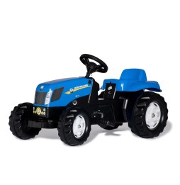 Tractor Rolly Kid New Holland cu remorcă