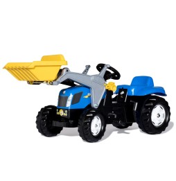 Traktor Rolly Kid New Holland z łyżką i przyczepą