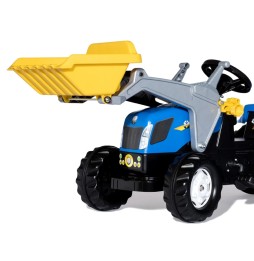 Traktor Rolly Kid New Holland z łyżką i przyczepą