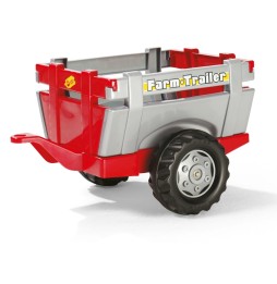 Tractor Rolly Toys Junior cu remorcă