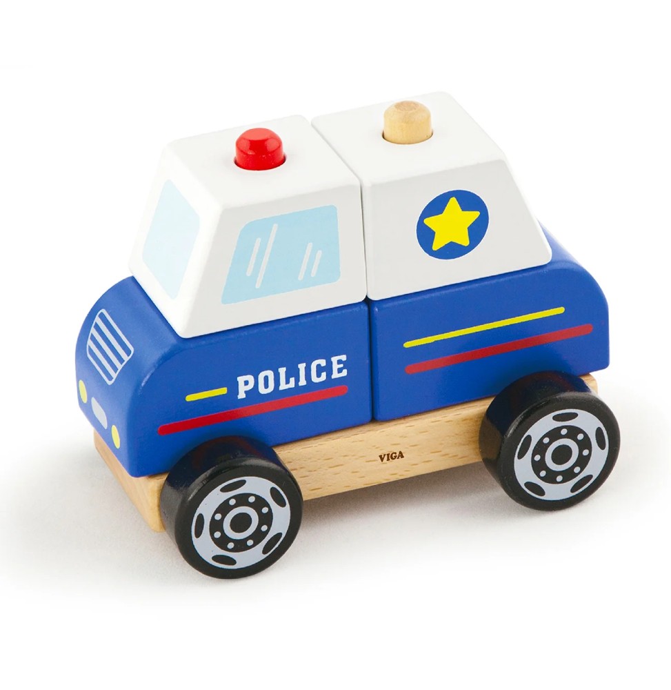 Viga 50201 Police Car Building Blocks