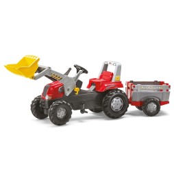 Tractor Rolly Junior cu remorcă