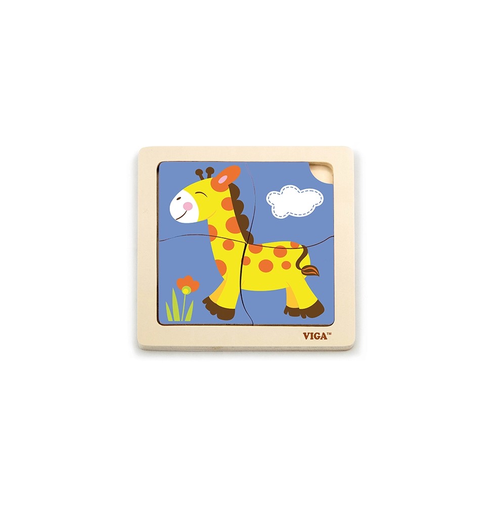 Viga 51319 Giraffe Puzzle - Colorful and Safe Fun