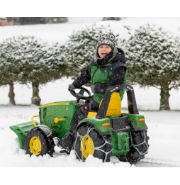 John Deere 8400R Tractor with Bucket Rolly Toys