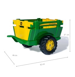 Rolly Toys John Deere Trailer for Kids