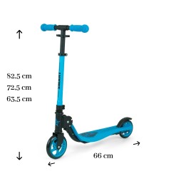 Smart Blue Scooter - Safety and Comfort