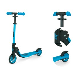 Smart Blue Scooter - Safety and Comfort