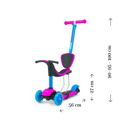 Little Star Pink-Blue Scooter