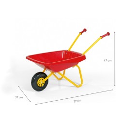 Rolly Toys Red Wheelbarrow for Kids