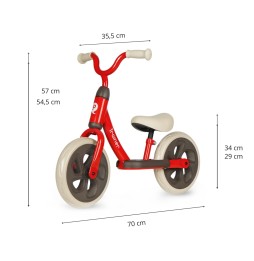 Qplay Balance Bike Trainer Red