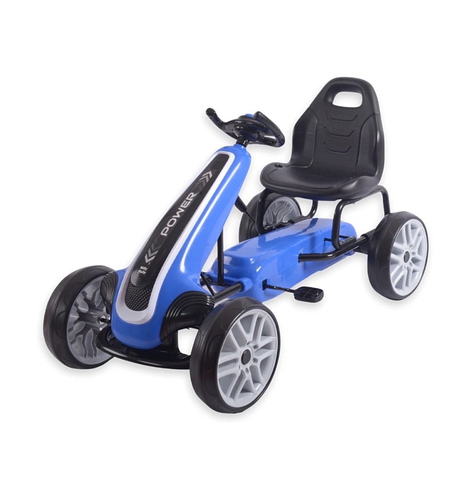 Power Blue Go-Kart for Kids