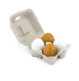 Viga 50044 Wooden Eggs - 4 Pieces