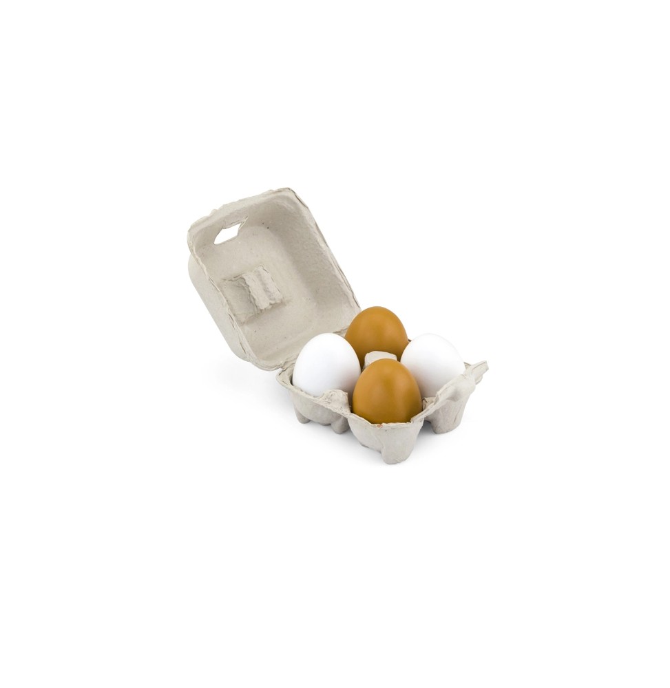 Viga 50044 Wooden Eggs - 4 Pieces