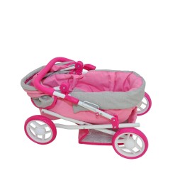 Alice Prestige Pink Doll Stroller