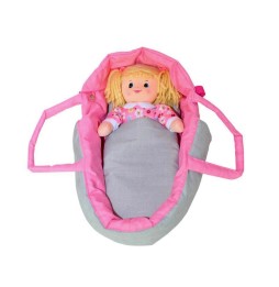 Alice Prestige Pink Doll Stroller