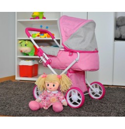 Alice Prestige Pink Doll Stroller