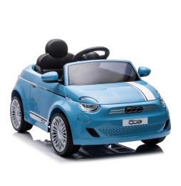 Pojazd na akumulator Fiat 500e Blue