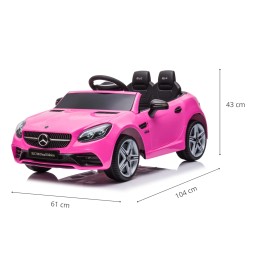 Pojazd na akumulator Mercedes-Benz SLC Różowy