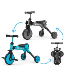 Rowerek 2w1 Grande Blue - idealny dla maluszków