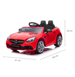 Pojazd na akumulator Mercedes-Benz SLC Czerwony