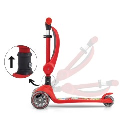 Fuzzy Red Scooter for Kids