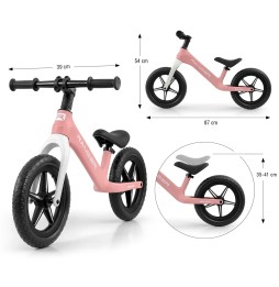 Bicicleta de alergare Ranger Flash Pink - Milly Mally