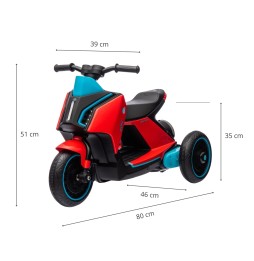 Milly Mally City Red Battery Scooter