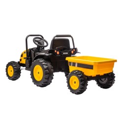 Battery Tractor with Trailer Farmer Yellow