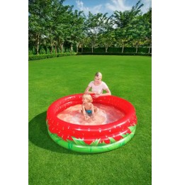 Strawberry Inflatable Pool 1.68m x 38cm Bestway