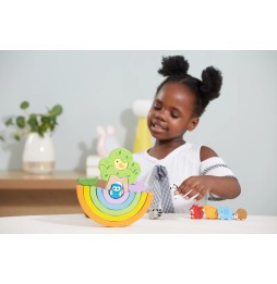 Viga 44590 Rainbow Educational Blocks