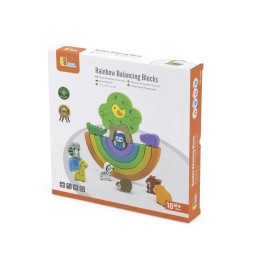 Viga 44590 Rainbow Educational Blocks