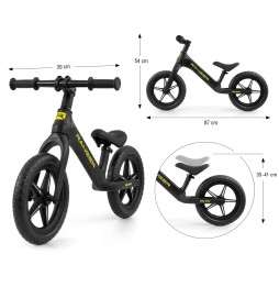 Ranger Flash Black Balance Bike