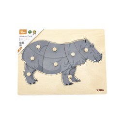 Viga Hippopotamus Puzzle - Educational Toy