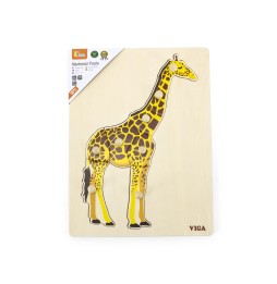 Viga 44605 Giraffe Puzzle on Base