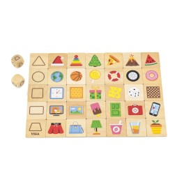 Viga 44506 Puzzle - kids shapes learning set