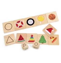 Viga 44506 Puzzle - kids shapes learning set