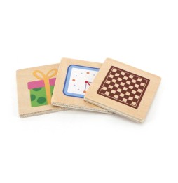 Viga 44506 Puzzle - kids shapes learning set