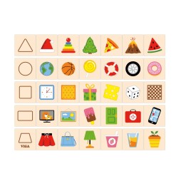 Viga 44506 Puzzle - kids shapes learning set