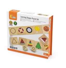 Viga 44506 Puzzle - kids shapes learning set