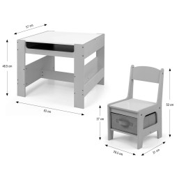 Milly Mally Sven Grey furniture set