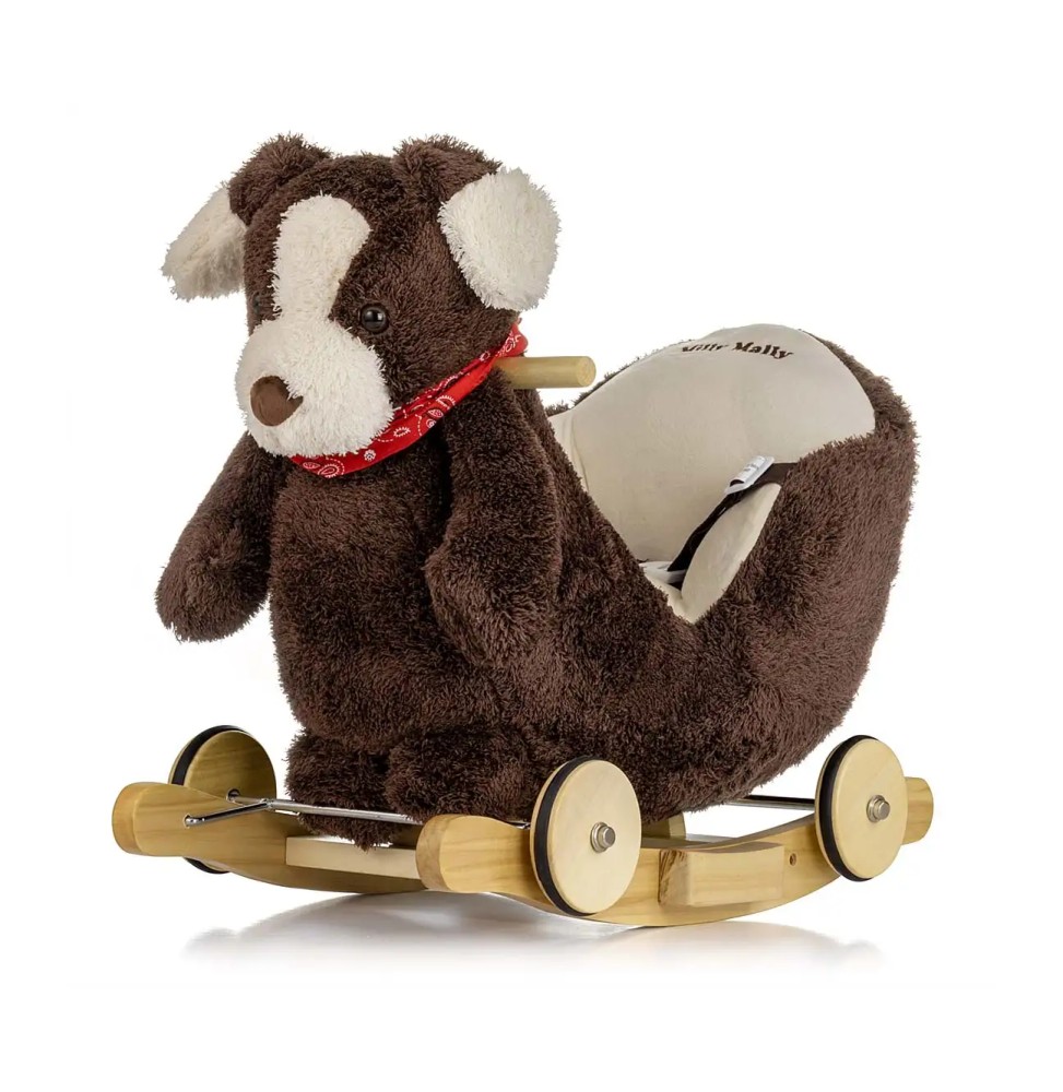 Polly Plus Dog - Brown Rocking Toy for Kids