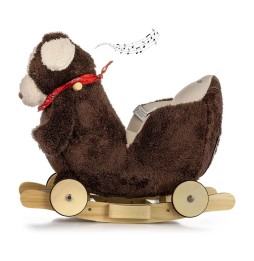 Polly Plus Dog - Brown Rocking Toy for Kids