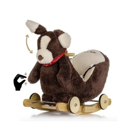 Polly Plus Dog - Brown Rocking Toy for Kids