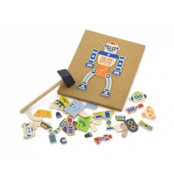 Viga 50335 Cork Board Toy - Robot