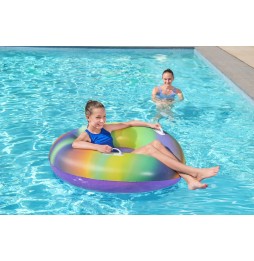 Bestway Rainbow Swimming Ring 1.19m