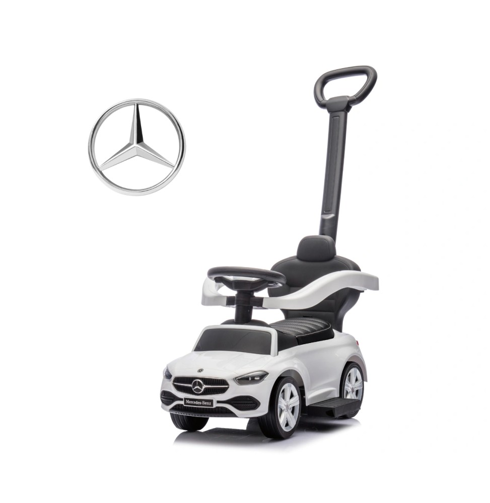 Mercedes C-Class Deluxe Ride-On Vehicle White