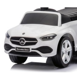 Mercedes C-Class Deluxe Ride-On Vehicle White